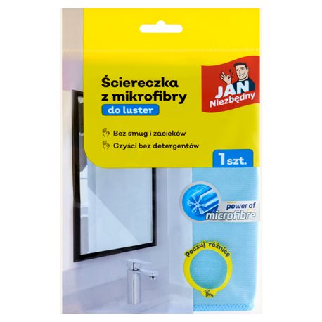 Jan Niezbędny Ściereczka z mikrofibry do luster N