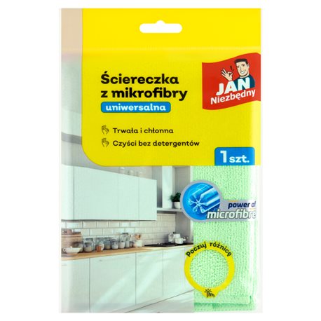 Jan Niezbędny Ściereczka z mikrofibry uniwersalna Jan Niezbędny Ściereczka z mikrofibry uniwersalna