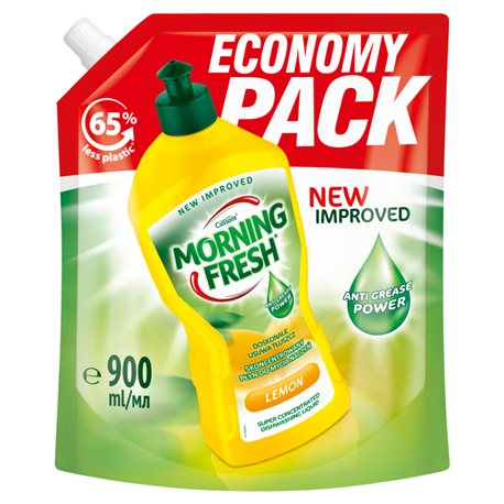 Morning Fresh płyn do mycia naczyń lemon zapas 900ml Morning Fresh płyn do mycia naczyń lemon zapas 900ml