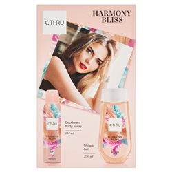 CTHRU Zestaw Kosmetyków Harmony Bliss (Dezodorant spray 150ml + Żel pod prysznic 250ml)