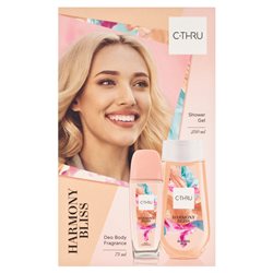 CTHRU Zestaw Kosmetyków Harmony Bliss (Dezodorant Naturalny 75ml + Żel pod prysznic 250ml)