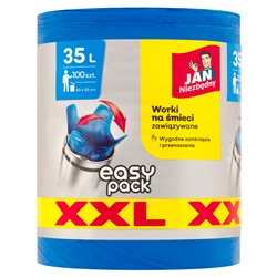 Jan Niezbędny Worki HD Easy-pack niebieskie 35l 100szt RT
