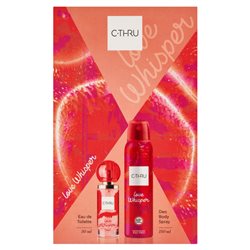 CTHRU Zestaw Kosmetyków Love Whisper (Woda Toaletowa 30ml + Dezodorant spray 150ml)
