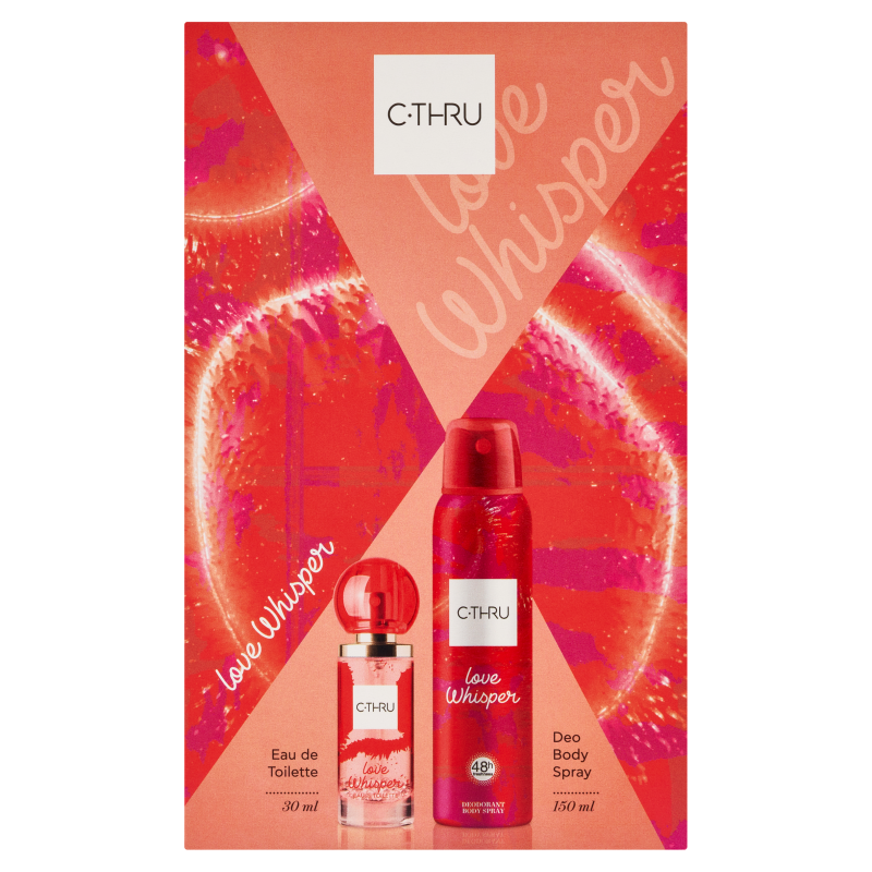 CTHRU Zestaw Kosmetyków Love Whisper (Woda Toaletowa 30ml + Dezodorant spray 150ml) CTHRU Zestaw Kosmetyków Love Whisper (Woda Toaletowa 30ml + Dezodorant spray 150ml)