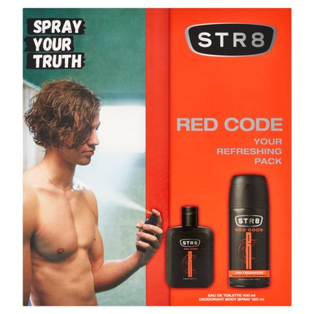 STR8 Zestaw Red Code dezodorant + woda toaletowa