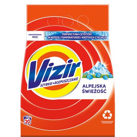 Vizir Proszek do prania Alpine Fresh 1,1kg 20 prań