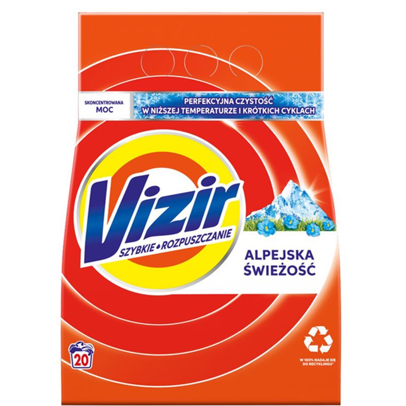 Vizir Proszek do prania Alpine Fresh 1,1kg 20 prań