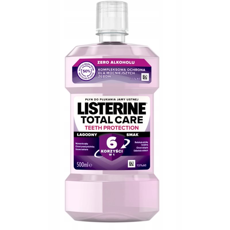 Listerine płyn do jamy ustnej Total Care 500ml Listerine płyn do jamy ustnej Total Care 500ml