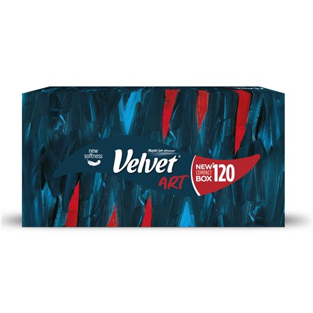 Velvet Trendy Chusteczki uniwersalne 3 warstwy 120 sztuk Velvet Trendy Chusteczki uniwersalne 3 warstwy 120 sztuk