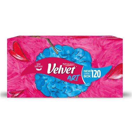 Velvet Trendy Chusteczki uniwersalne 3 warstwy 120 sztuk Velvet Trendy Chusteczki uniwersalne 3 warstwy 120 sztuk