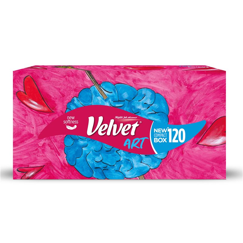 Velvet Trendy Chusteczki uniwersalne 3 warstwy 120 sztuk Velvet Trendy Chusteczki uniwersalne 3 warstwy 120 sztuk