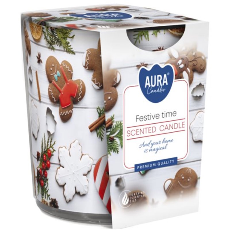 BISPOL świeca zapachowa w szkle SN72S-26 Czas Radości BISPOL świeca zapachowa w szkle SN72S-26 Czas Radości