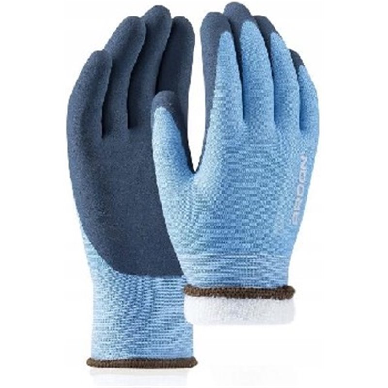 Rękawice robocze ocieplane Winfine 8 niebieskie