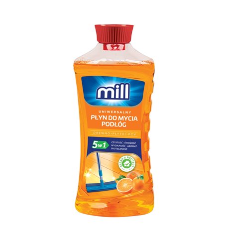 MILL Clean płyn do podłóg uniwersalny Pomarańcza 1l MILL Clean płyn do podłóg uniwersalny Pomarańcza 1l