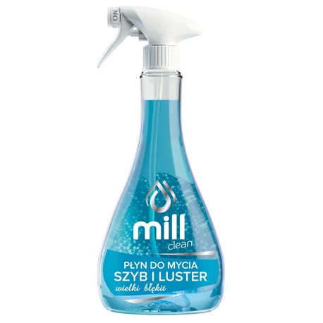 Mill Clean płyn do mycia szyb i luster Wielki Błękit 555ml Mill Clean płyn do mycia szyb i luster Wielki Błękit 555ml