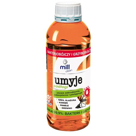 Mill Clean Umyje Płyn do mycia podłóg 1,11 L Bakteriobójczy i Grzybobójczy