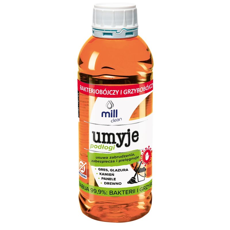 Mill Clean Umyje Płyn do mycia podłóg 1,11 L Bakteriobójczy i Grzybobójczy