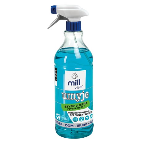MILL Clean UMYJE płyn do mycia szyb, luster, glazury 1220ml MILL Clean UMYJE płyn do mycia szyb, luster, glazury 1220ml