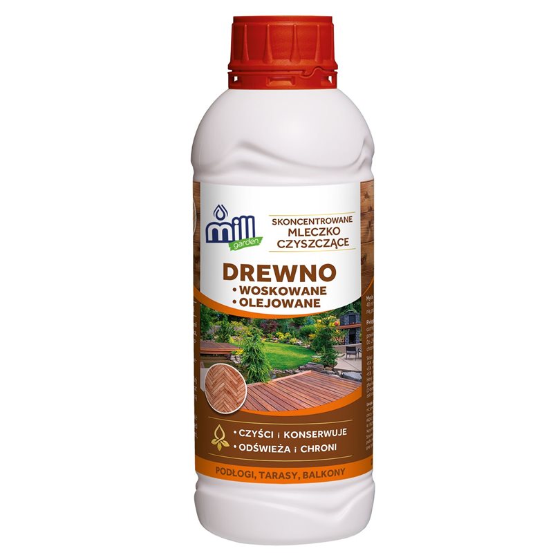Mill Clean Garden mleczko czyszczące drewno 888ml Mill Clean Garden mleczko czyszczące drewno 888ml