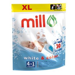 Mill Professionall kapsułki do prania Baby do bieli i koloru 30szt