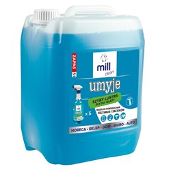 Mill Clean umyje płyn do mycia szyb i luster, glazury 5l
