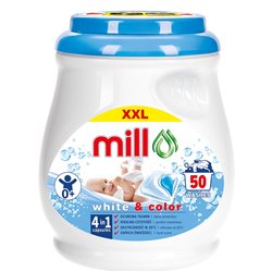 Mill Professional Baby kapsułki do prania bieli i koloru 50 szt.