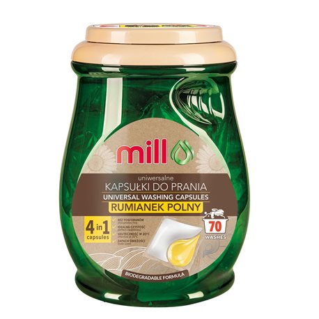 Ecomill Kapsułki do prania Rumianek Polny 70szt Ecomill Kapsułki do prania Rumianek Polny 70szt