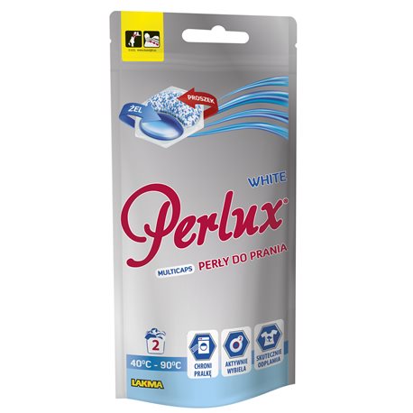 Perlux Perły do prania White kapsułki 2 szt.