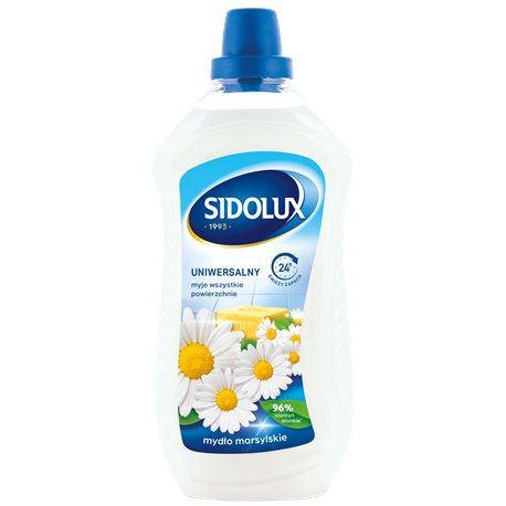 Sidolux uniwersalny płyn do mycia Mydło Marsylskie 1 l Sidolux uniwersalny płyn do mycia Mydło Marsylskie 1 l