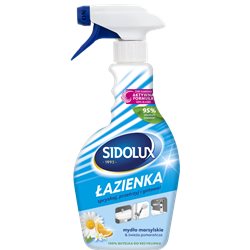 Sidolux spray do czyszczenia łazienki Mydło Marsylskie & Świeża Pomarańcza 500ml