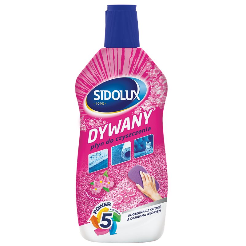Sidolux płyn do czyszczenia dywanów 500ml Sidolux płyn do czyszczenia dywanów 500ml