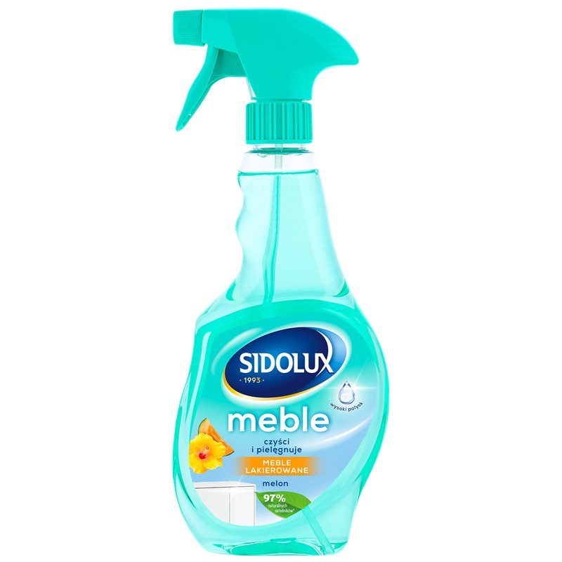 Sidolux Przeciw Kurzowi Wysoki Połysk 500ml pompka