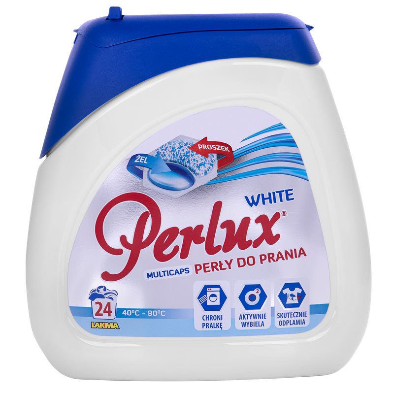 Perlux Kapsułki piorące White 552 g 24 sztuki Perlux Kapsułki piorące White 552 g 24 sztuki