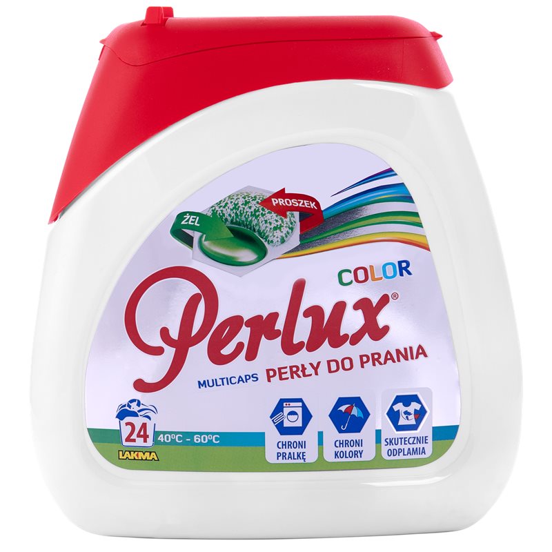 Perlux perły do prania kolor kapsułki 552 g 24 sztuki Perlux perły do prania kolor kapsułki 552 g 24 sztuki