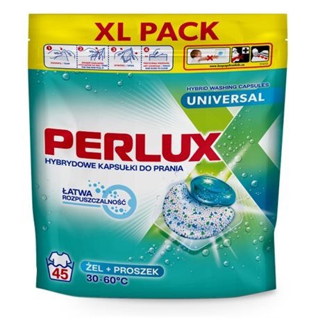 Perlux Hybrydowe kapsułki do prania Universal 45szt