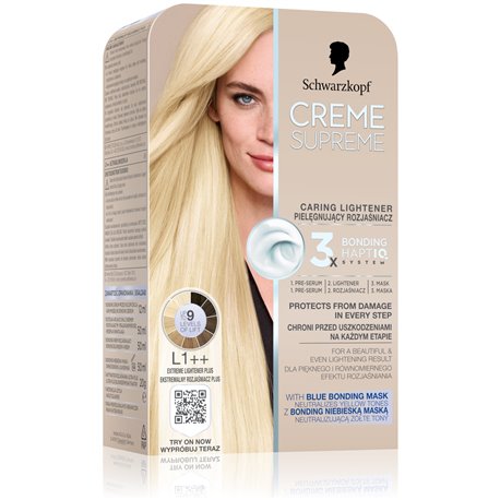 Schwarzkopf Creme Supreme pielęgnujący rozjaśniacz L1++ Ekstremalny rozjaśniacz plus