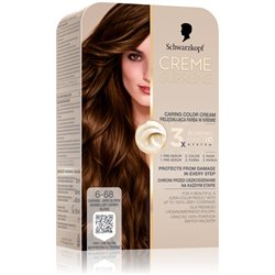 Schwarzkopf Creme Supreme pielęgnująca farba w kremie 6-68 karmel ciemny blond