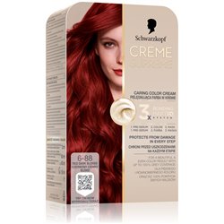 Schwarzkopf Creme Supreme pielęgnująca farba w kremie 688 czerwony ciemny blond