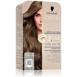 Schwarzkopf Creme Supreme pielęgnująca farba w kremie 7-42 beżowy blond