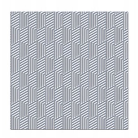 Paw serwetki papierowe Inspiration texture, kolor srebrny 20 sztuk 33x33 cm