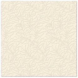 Paw serwetki papierowe w kolorze kremowym ze wzorem kwiatowym 20 sztuk 33x33 cm