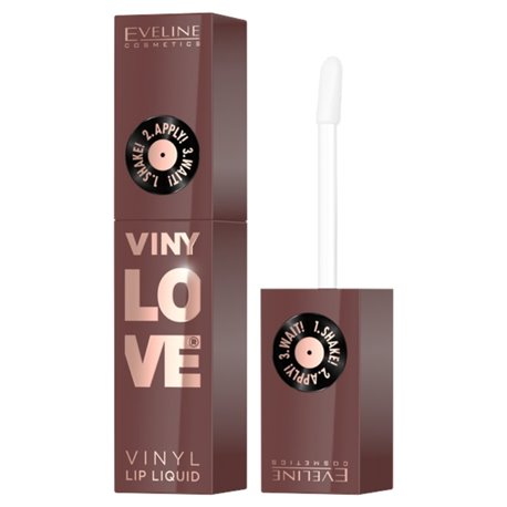 Eveline Vinylove Długotrwała Pomadka do Ust Płynna z Efektem Winylowym 07 Nudy 4ml Eveline Vinylove Długotrwała Pomadka do Ust Płynna z Efektem Winylowym 07 Nudy 4ml