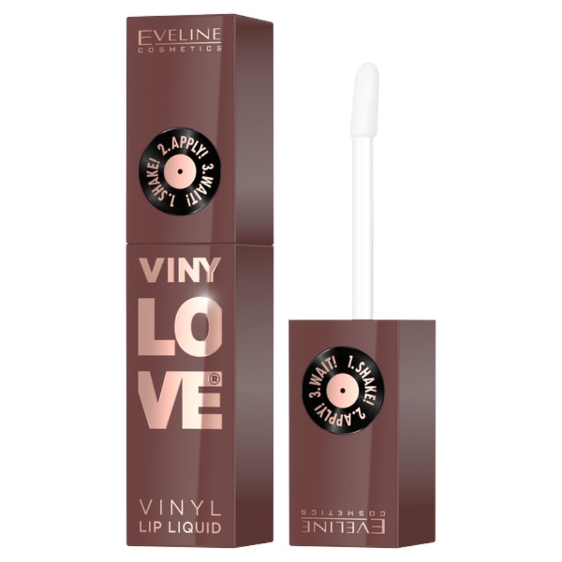 Eveline Vinylove Długotrwała Pomadka do Ust Płynna z Efektem Winylowym 07 Nudy 4ml Eveline Vinylove Długotrwała Pomadka do Ust Płynna z Efektem Winylowym 07 Nudy 4ml