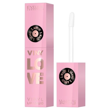 Eveline Vinylove Trwała Nawilżająca Pomadka Do Ust Winylowa 01 Pinky 4ml