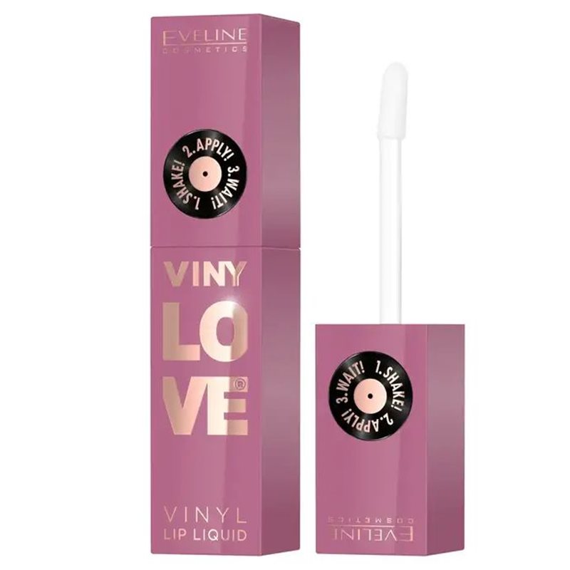 Eveline VinyLove Pomadka płynna z efektem winylowym - 03 Bestie 4ml Eveline VinyLove Pomadka płynna z efektem winylowym - 03 Bestie 4ml