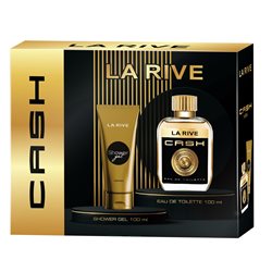 La Rive Cash For Men Zestaw Upominkowy Woda toaletowa 100 ml + Żel pod prysznic 100 ml
