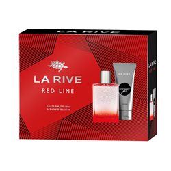 La Rive Red Line Men Zestaw upominkowy Woda toaletowa 90 ml + Żel pod prysznic 100 ml