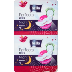 Bella Perfecta Ultra Night Silky Drai Podpaski higieniczne 14 sztuk