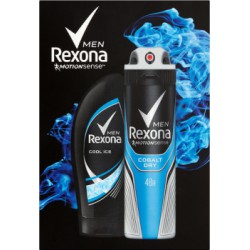 Rexona Men Cobalt Dry i Cool Ice Zestaw kosmetyków