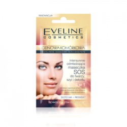 Eveline Intensywnie odmładzająca maseczka SOS do twarzy, szyi i dekoltu 3w1 7 ml